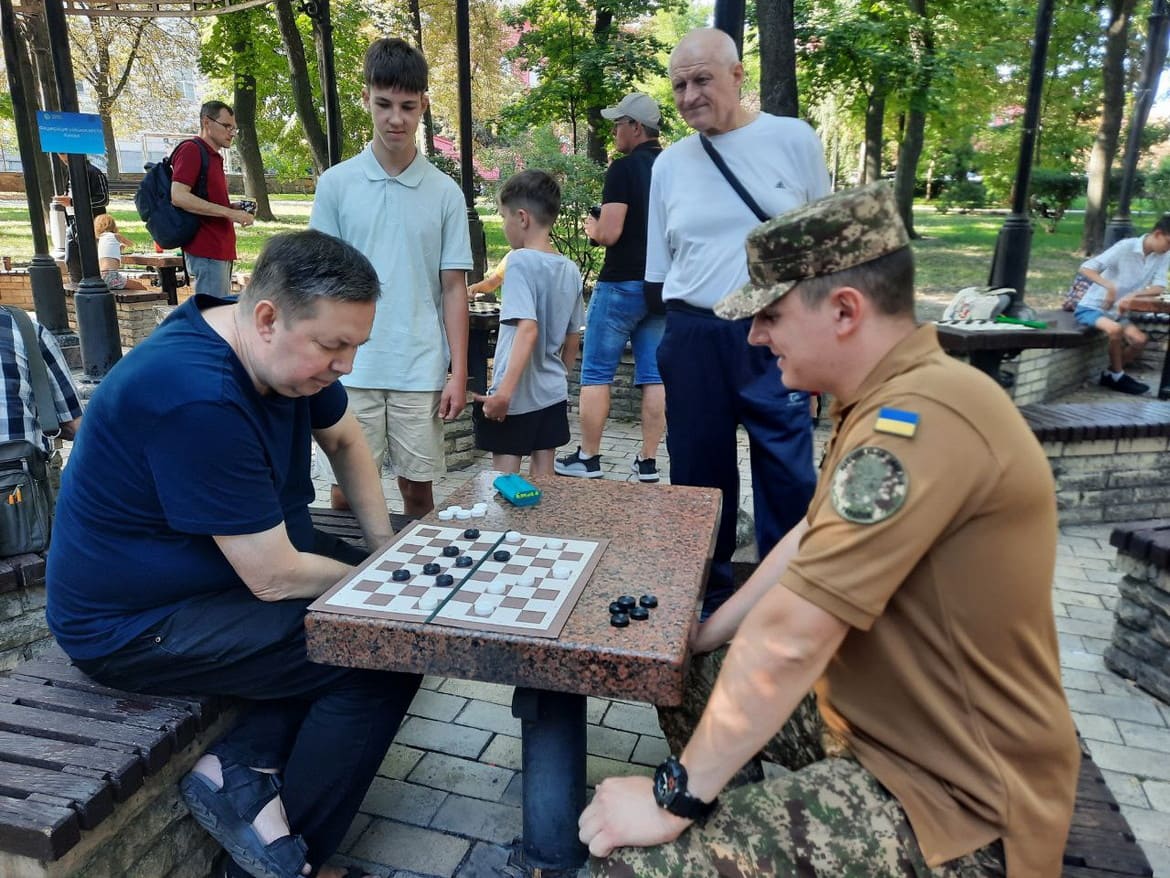 Шашки. Едуард Гончар - Віктор Коваленко