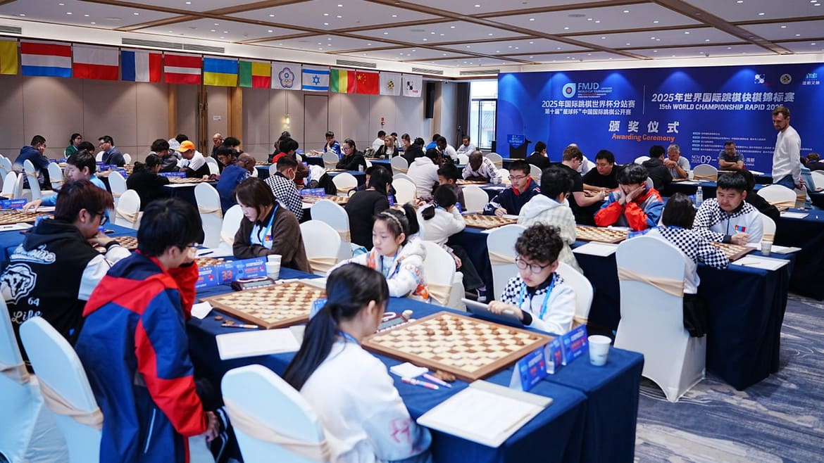 Юрій Анікєєв та Вікторія Мотрічко – медалісти етапу Кубку світу з шашок-100 у Китаї