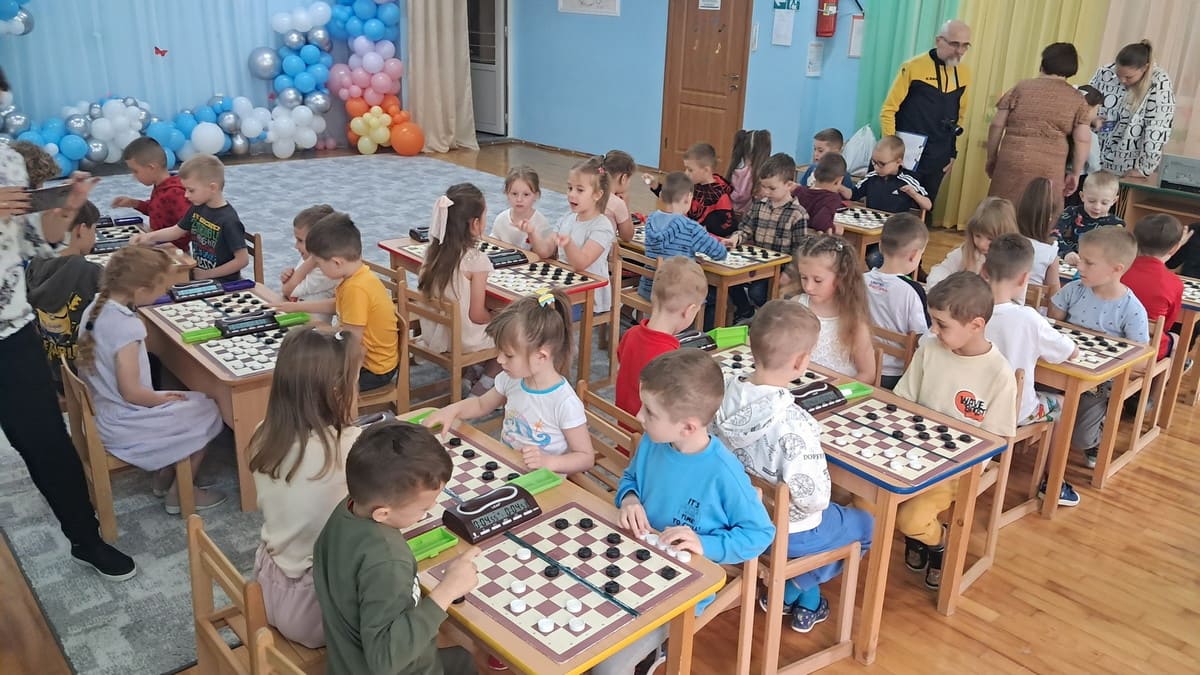 Шашковий турнір для малечі відбувся в Івано-Франківську